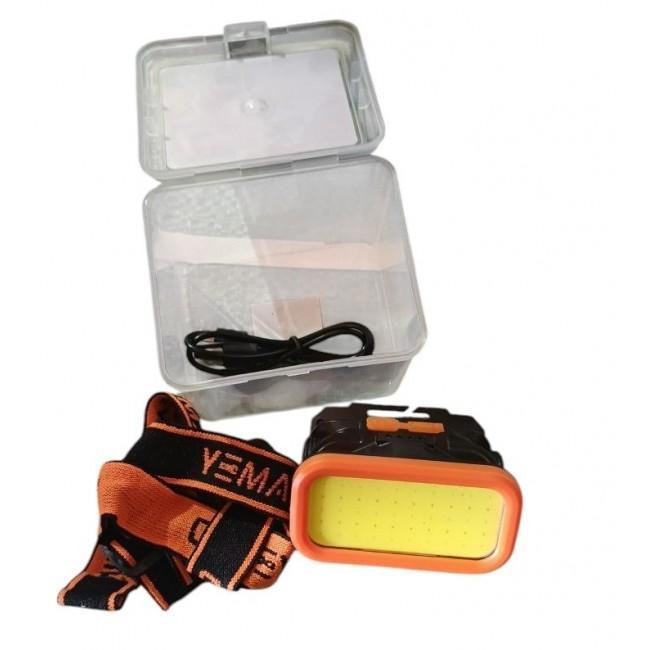 Налобний ліхтар YM-309-COB (білий+червоний), акумуляторний, USB-C для використання в різних умовах Одеса - фото 2