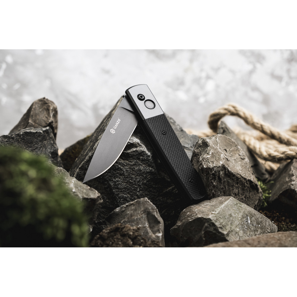 Ніж складаний Ganzo G721-B чорний клинок Київ - фото 13