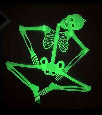 Скелет на Хэллоуин 90 см салатовый Киев