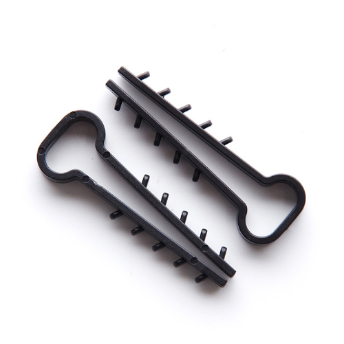 Дюбель-ялинка 8*5мм для плоского кабелю чорний 100шт/уп APRO Житомир