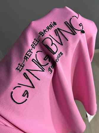 Футболка жіноча A-N 30153 з вишивкою базова однотонна one size, рожевий, one size Київ