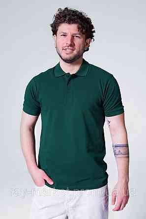 Поло классическое Stedman Lux Polo мужское темно-зеленое (ST9060-BOG) XL Киев