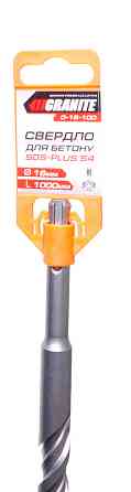 GRANITE Свердло для бетону GRANITE SDS-PLUS S4 16х1000 мм 0-16-100 Коломия