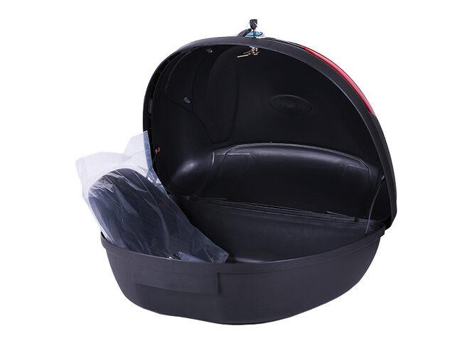 Кофр (багажник) для мотоцикла задний YM-0818 (V-51L) 59.5×44×32 черный Мукачево - изображение 3