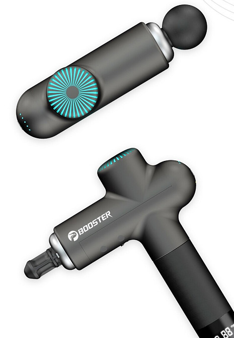 Перкуссионный массажный пистолет Booster Lightsaber триггерных точек Massage Gun Винница - изображение 2