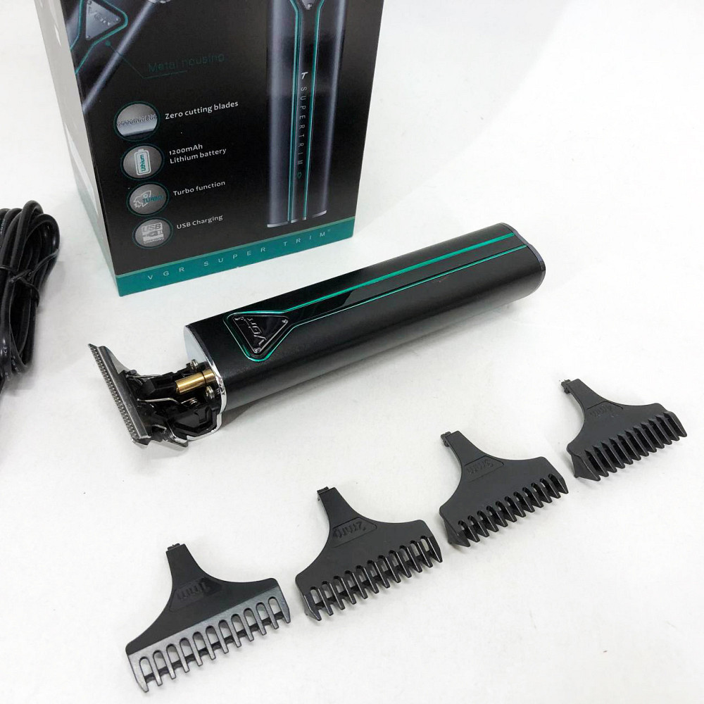 Багатофункціональний тример для стрижки волосся і бороди VGR, Електронна машинка для стрижки LV-56 Київ - фото 5