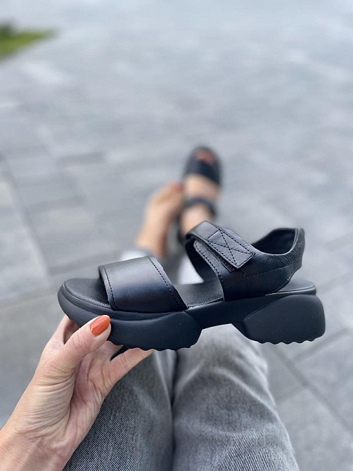 teona Босоніжки жіночі TEONA 108 чорні (літо, шкіра натуральна) (4096) Коломия - фото 2