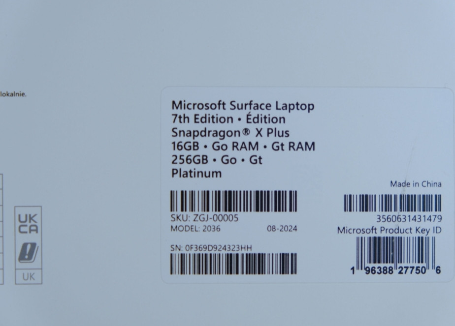 Ноутбук Microsoft Surface Laptop 7 (7th Edition ) Shapdragon *X Plus 16/256Gb. Київ - фото 3