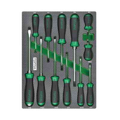 Набор отверток Toptul в ложементе 12шт. (GEB1203) Винница