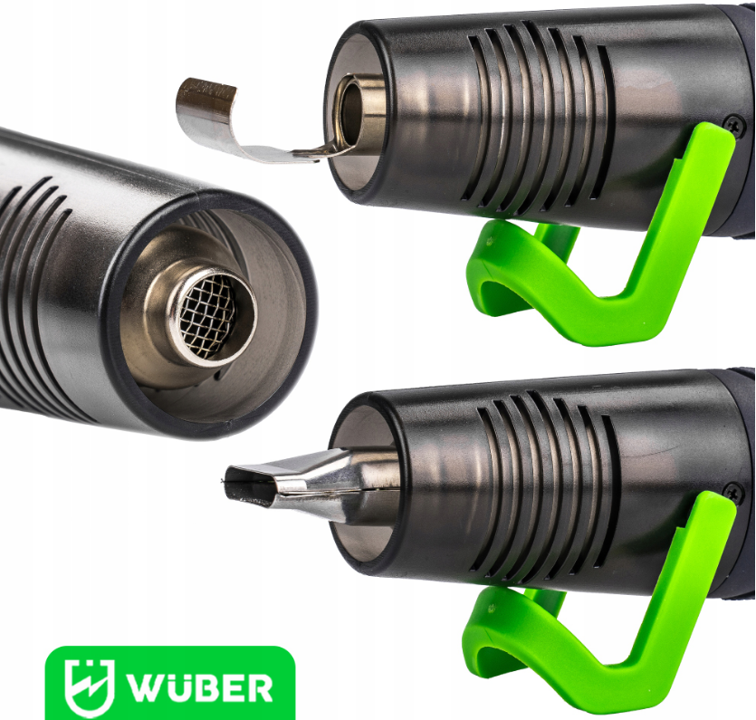 Фен будівельний Wuber портативний 350Вт 350°C з регулюванням температури (Польща) Київ - фото 5