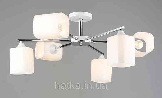 Подвесная люстра B A4183/6 6x60W Хром+Белый Киев
