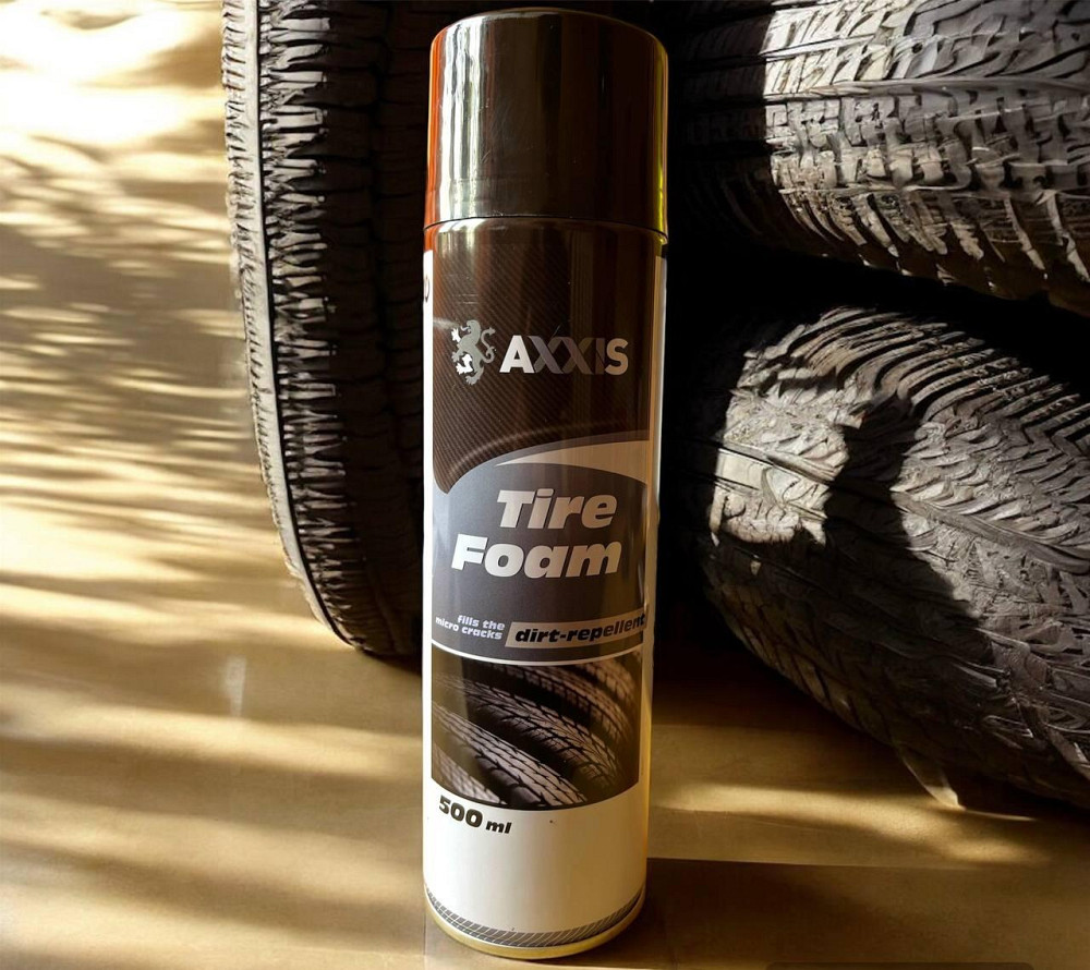 Очиститель шин пенный Tire Foam AXXIS 500 мл Киев - изображение 1