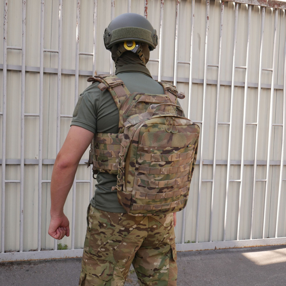 Штурмовий рюкзак 10л. кордура мультикам. Тактичні рюкзаки, рюкзак штурмовий multicam Київ - фото 6