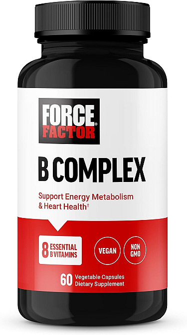Комплекс витаминов группы B Force Factor B Complex, 60 Vegetable Capsules Луцк - изображение 1