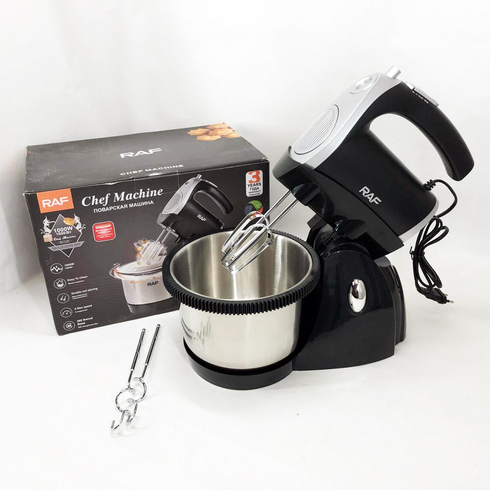 Побутовий міксер з віночками, Міксер віночок для дому, Міксер для крему меду Надійний кухні YU-61 Львів - фото 5