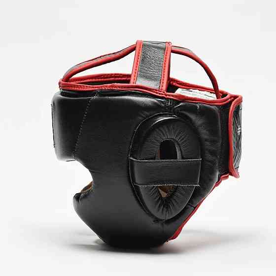 Боксерський шолом Leone CS426 FULL COVER Black M Кам'янське