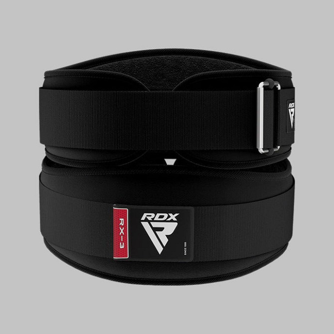 Пояс для важкої атлетики RDX RX3 EVA Curve неопреновий Black S Каменское - изображение 8