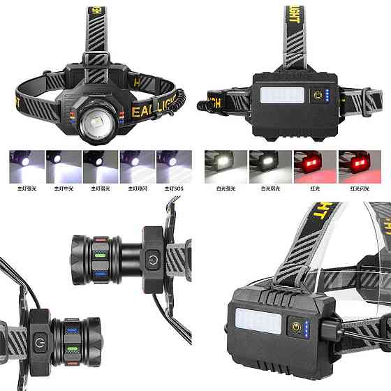 Ліхтар налобний BL-T701A-TG 3x18650 HL-20 Львів