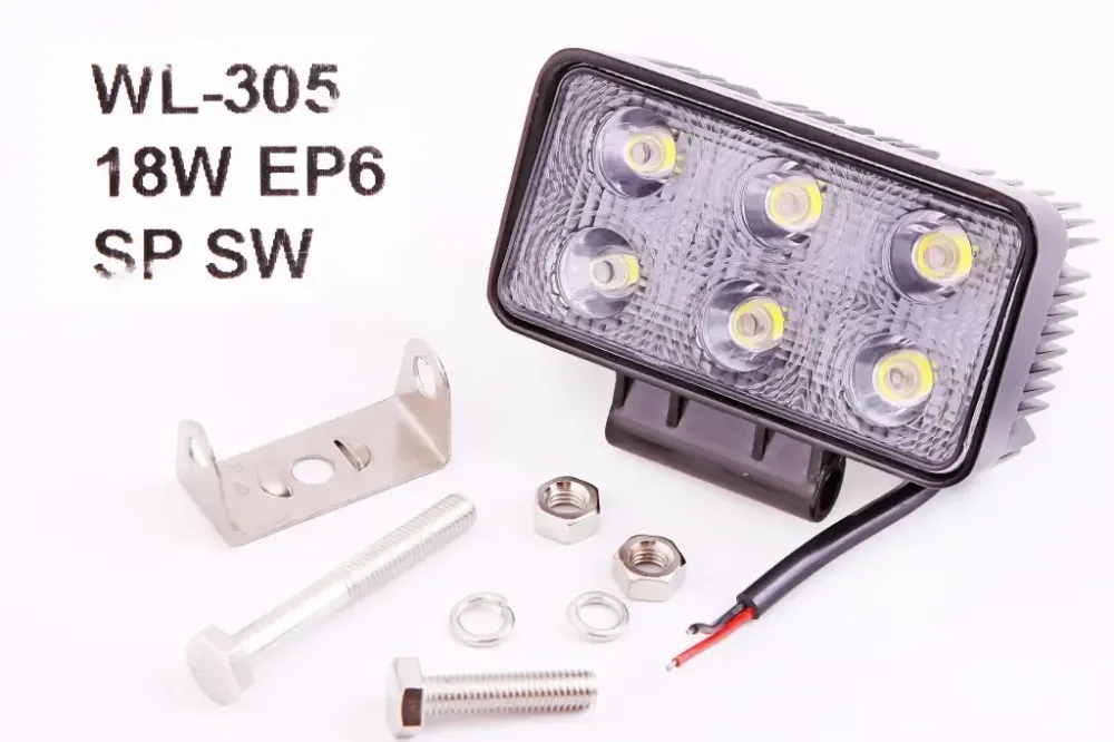 Фара денного світла 110* 78*51м Cyclone 6 Epistar 3W/1800lm/6000К (керований далекий) Вінниця - фото 1