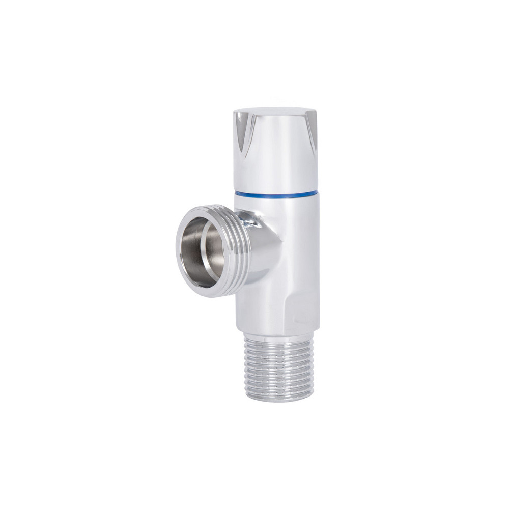Кран кутовий Thermo Alliance Standart (ручка кругла) з керам.буксою 1/2"Н х 3/4"Н SF342W1520 Київ - фото 9