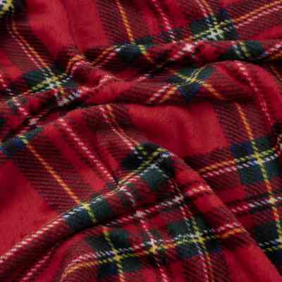 Плед Ardesto Christmas Flannel 160х200см, 100% поліестер, клітинка, червоний (ART0133PB) Вінниця
