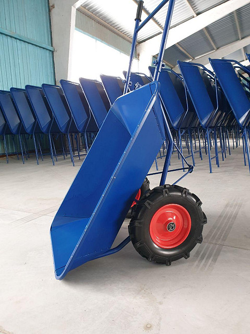 Тачка строительная Garden joys 200 Синий Тачка грузовая Тачка двухколесная строительная Тачка для вывоза мусор Белая Церковь - изображение 6