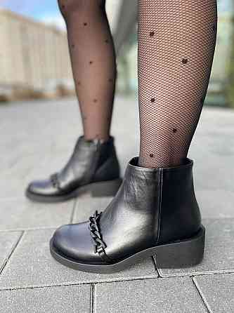 Без бренда Черевики жіночі ARLEN БК-14 чорні (зима, шкіра натуральна) (2789) 37р.38р.39р. 38 Коломия