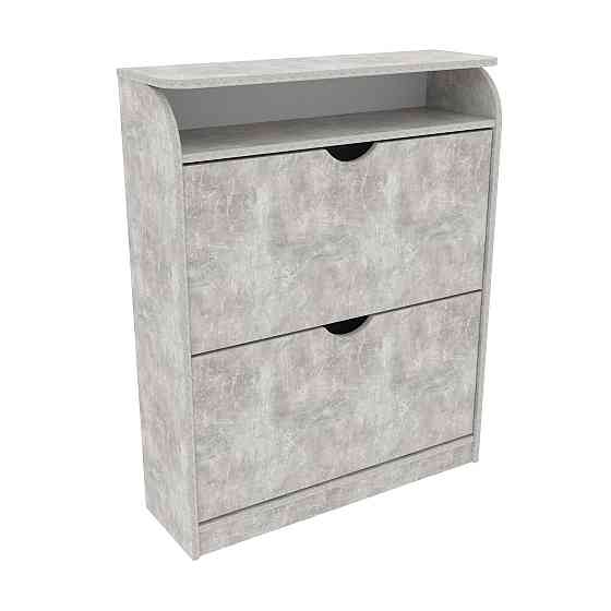 Тумба для обуви №1, Бетон, 800/250/1000 Львов