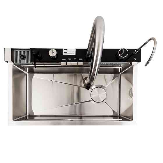 PLATINUM Кухонна мийка 75*45М сатин Platinum Handmade "Водоспад" Киев