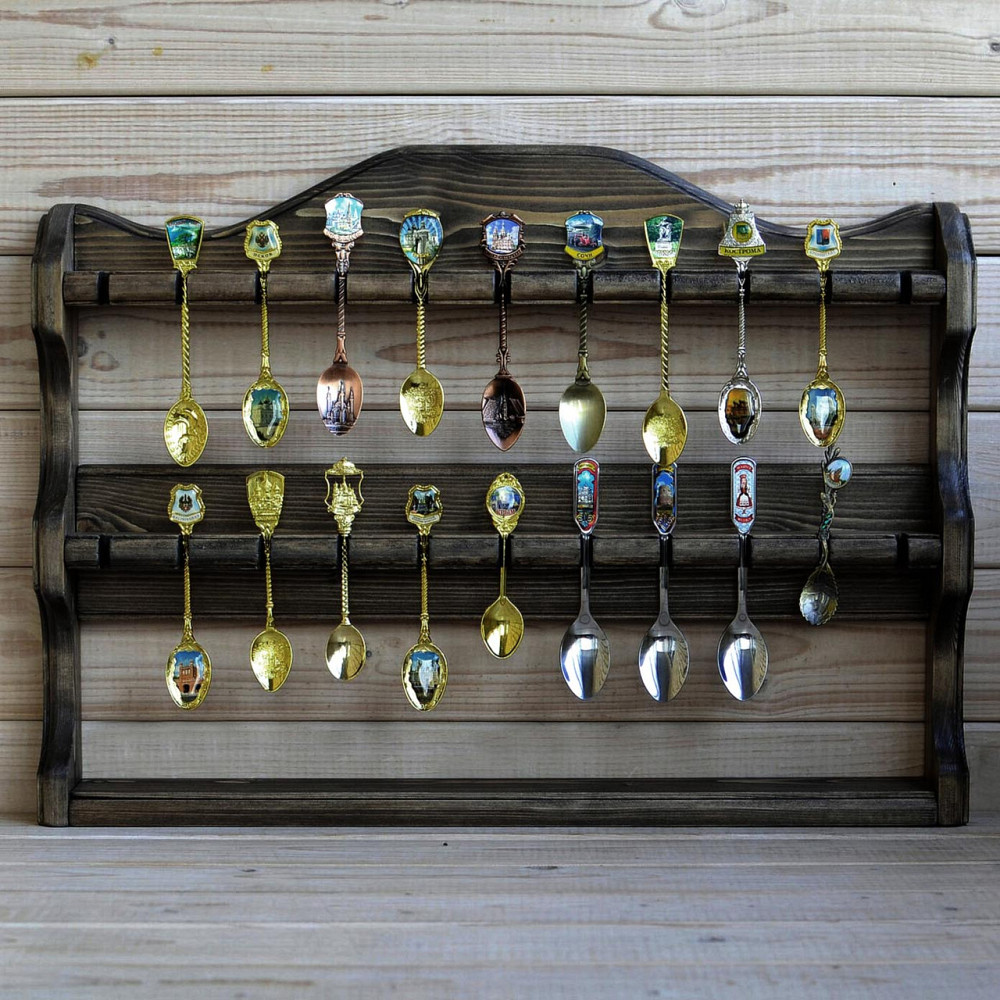 Полка для коллекции ложек 