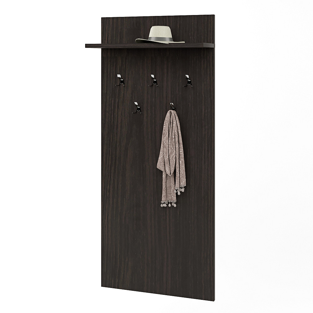Вешалка на стену Эверест Соната-600 60х130 см венге темный (DTM-2121) Львов - изображение 2