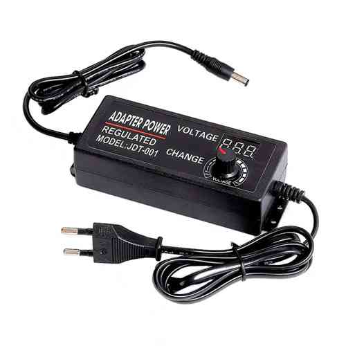 Блок живлення регульований 3-12В 5А, 5.5x2.5мм з вольтметром Вінниця