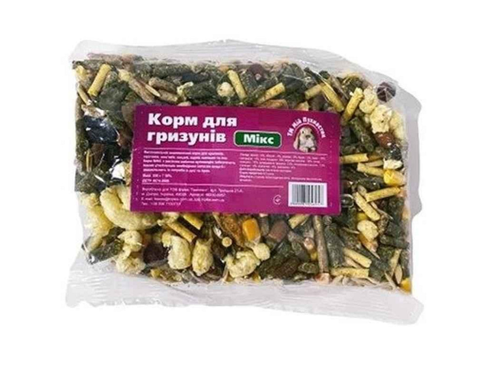 Корм для гризунів 250г МІКС ТМ МІЙ ПУСХНАСТИК Solmir Київ - фото 1