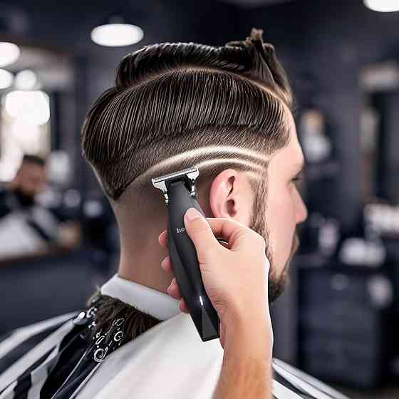 Електрична машинка для стрижки волосся HOCO HP25 чорна Київ