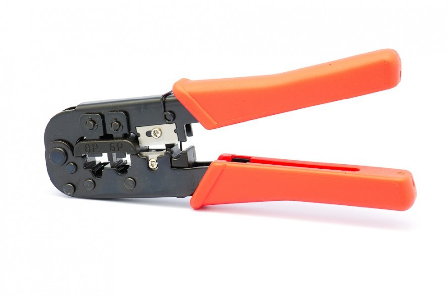 Кліщі для обтиску коннекторів універсальні 6P (RJ12), 8P (RJ45) Forsage F-22422 Одеса - фото 1