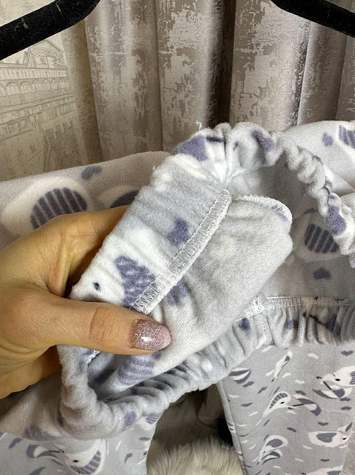 Піжама жіноча тепла махрова Оливковий 2XL Харків - фото 3