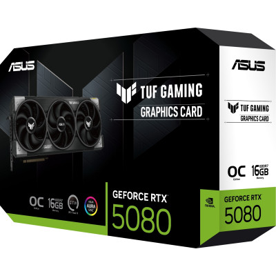 Відеокарта ASUS GeForce RTX5080 16GB TUF OC GAMING (TUF-RTX5080-O16G-GAMING) Вінниця - фото 7