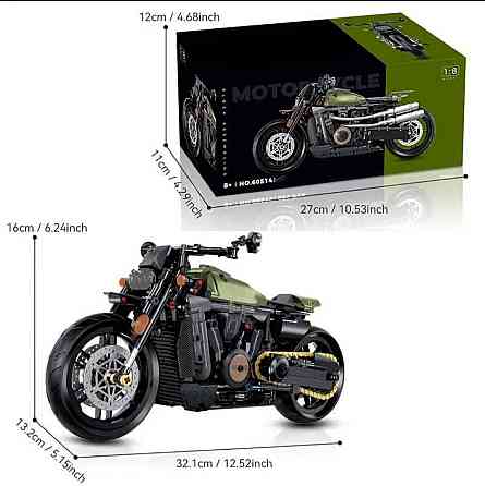 Конструктор мотоцикл Harley Davidson 586 деталей | Совместим с LEGO | Байк для взрослых и детей Киев