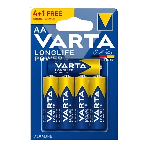 Батарейка лужна AA/LR6 (бл-4+1шт) VARTA Longlife Power Житомир