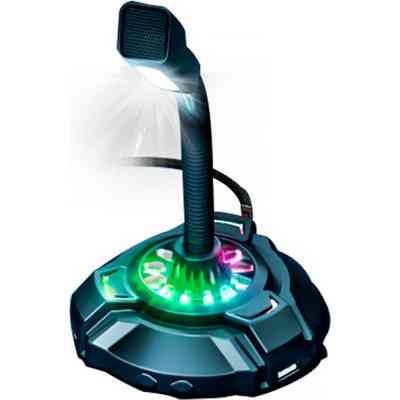 Микрофон HP DHP-1100C RGB backlit 3.5мм+USB Black (DHP-1100C) Винница