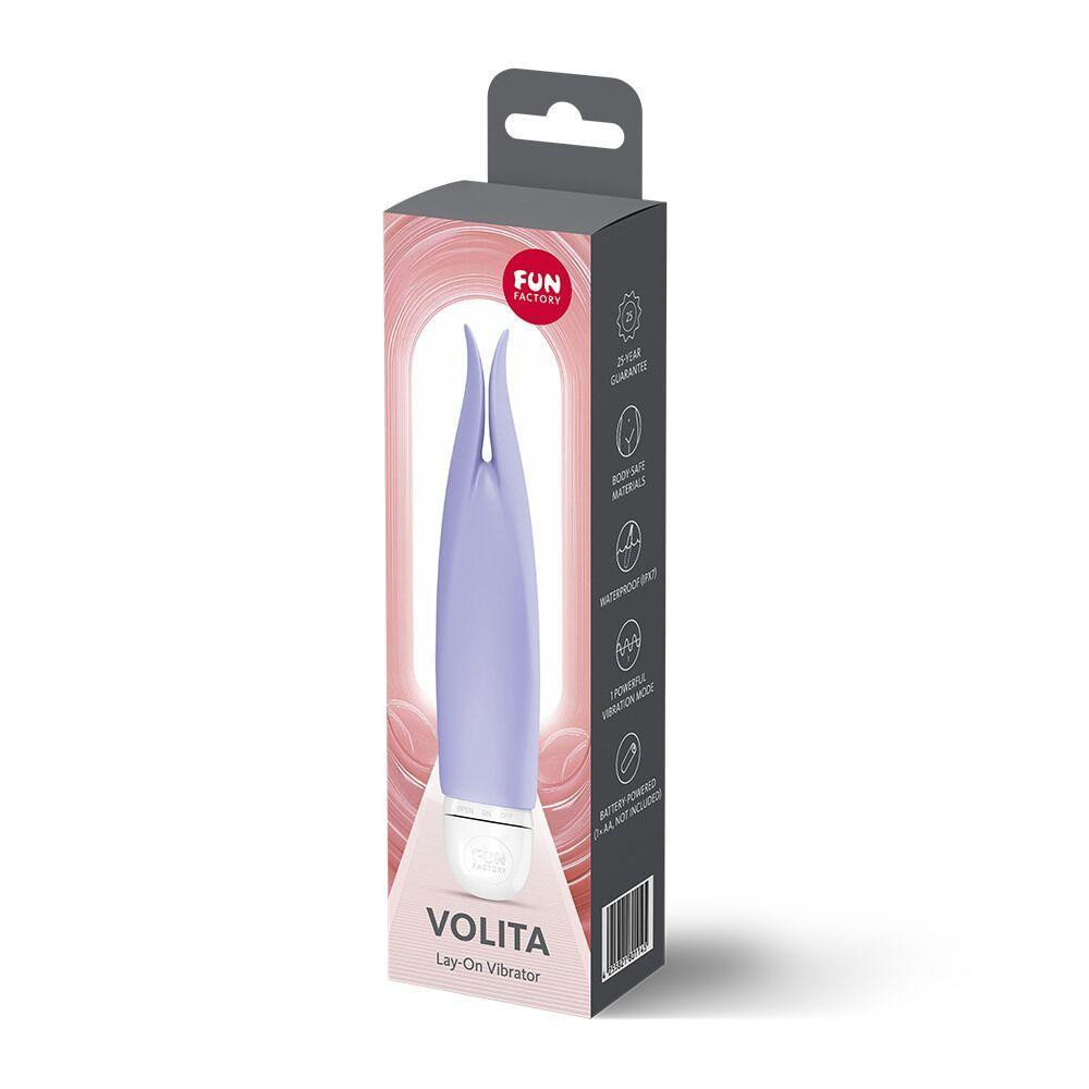 Вібратор з пелюстками Fun Factory VOLITA purple, компактний, дуже тихий, на батарейках Sex Aura Київ - фото 7