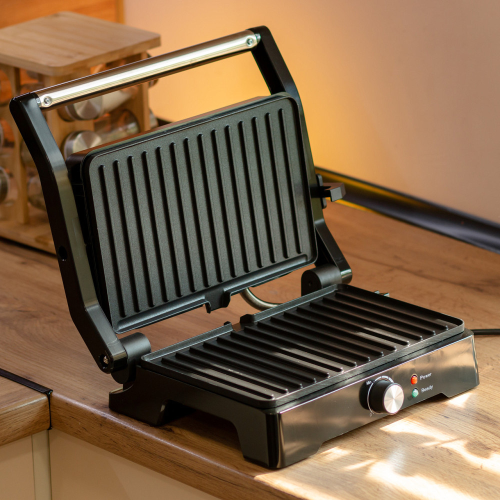 Sokany Електрогриль притискний з антипригарним покриттям 1500 Вт Sokany SK-08026 Коломия - фото 8