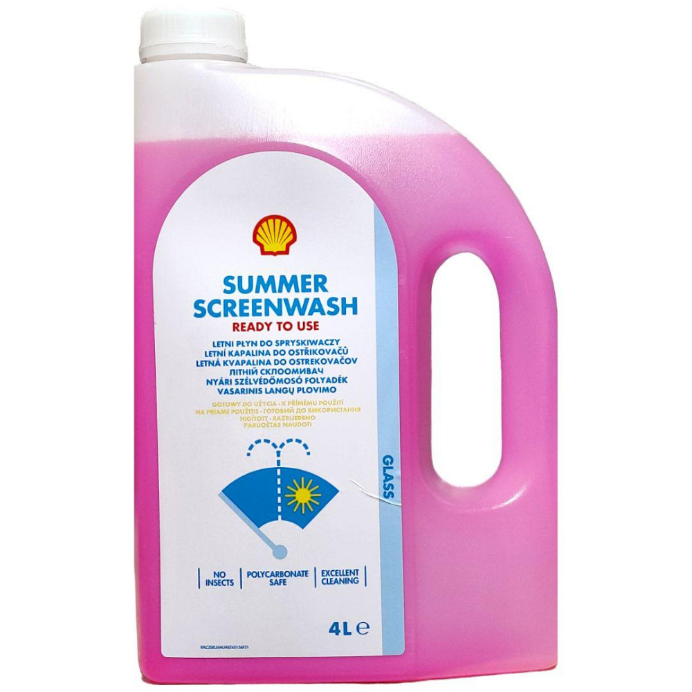 Літній склоомивач Shell Summer Screenwash ready to use 4 л Ковель - фото 1
