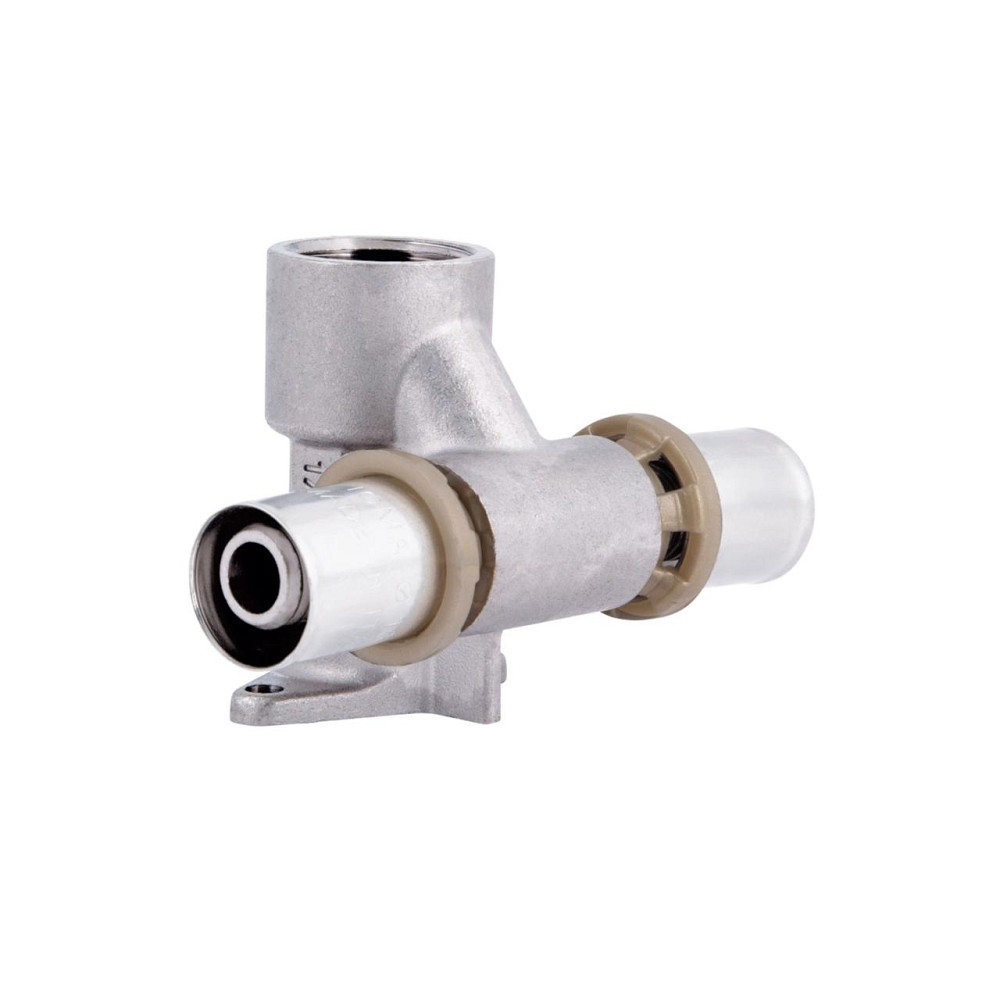 Прес-фітинг Icma-трійник 1/2" ух16 настінний прохідний No 422 Київ - фото 1