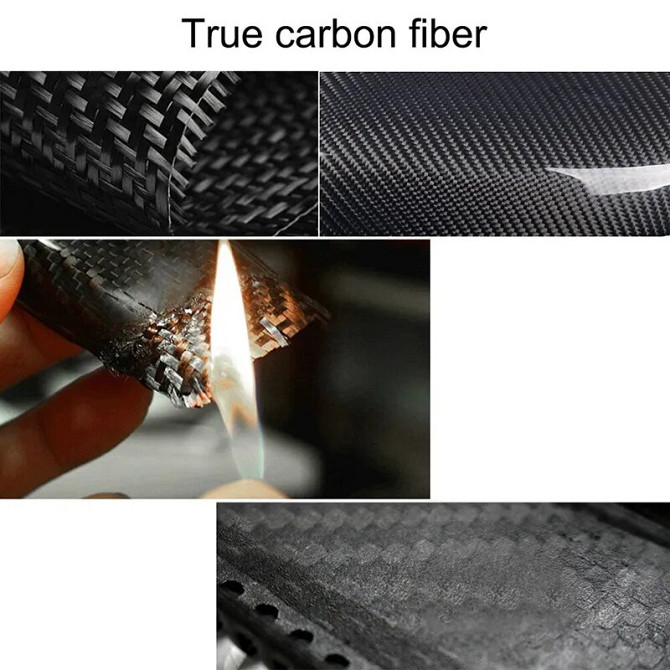 Захисні наліпки на автомобільні ручки Aim Carbon Fiber Anti-scratch (для Tesla Model 3, Y, Карбон, 4шт) Николаев - изображение 4