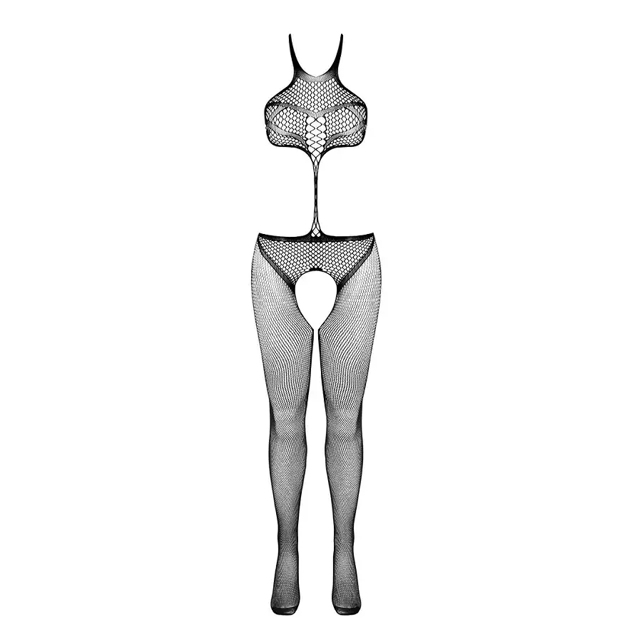 Відкритий бодістокінг Passion BS080 black Львів - фото 5