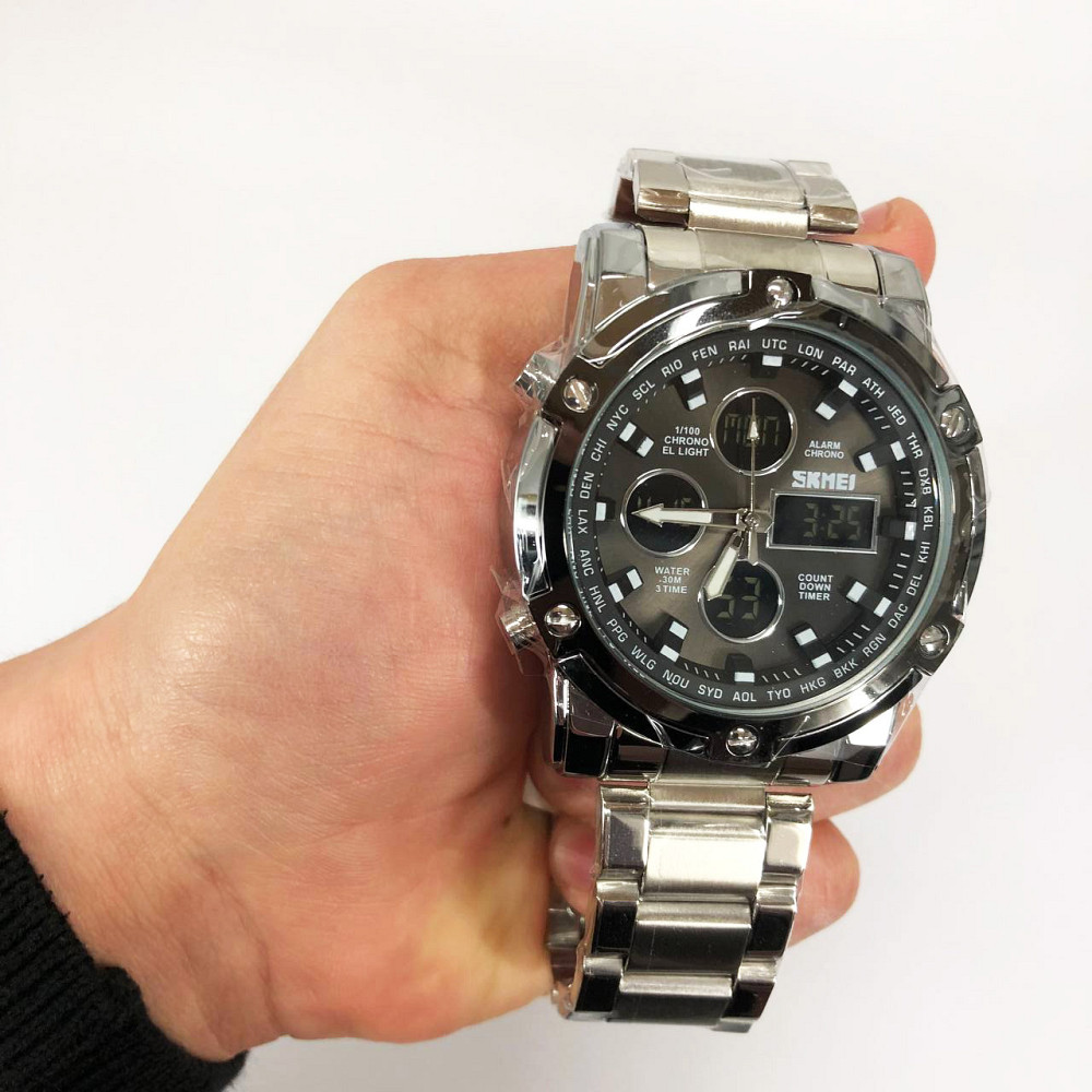 Солідні чоловічі годинники, Чоловічі годинники браслет на ланцюжку на подарунок ZJ-33 Івано-Франківськ - фото 10