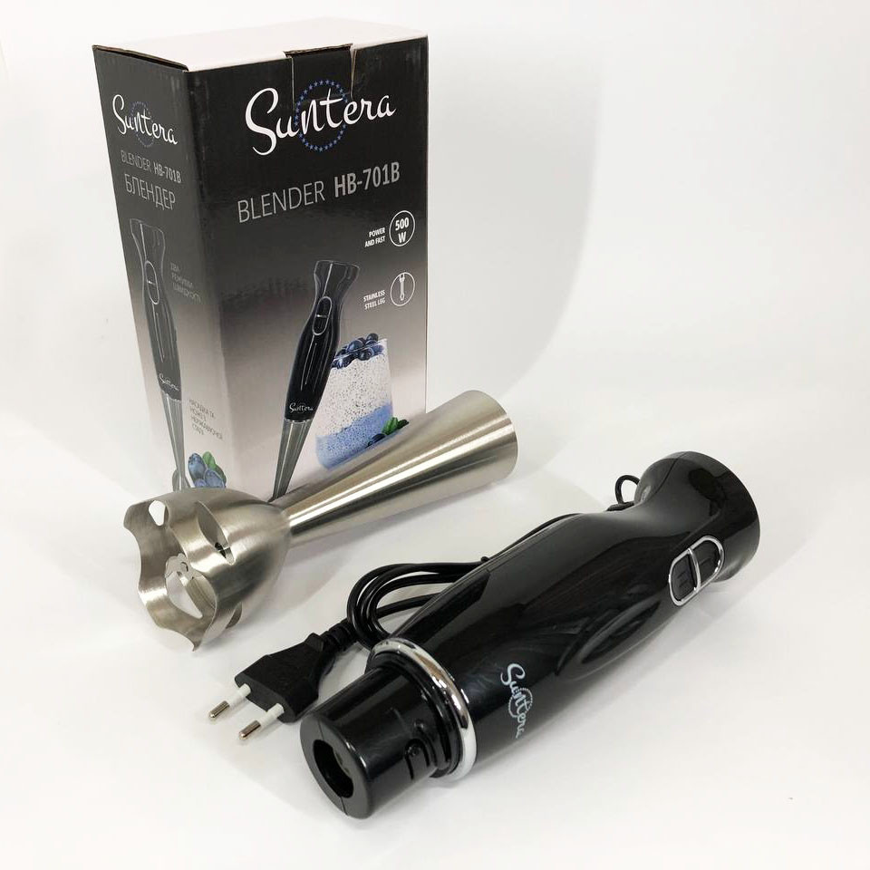 Портативний блендер для змішування, Подрібнювач для кухні металевий, Блендери кухонні XM-42 Івано-Франківськ - фото 4