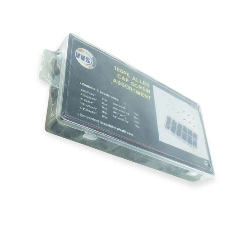 Гвинт шестигранник набір 106 шт, 9 розмірів vvs під Мукачево - фото 1