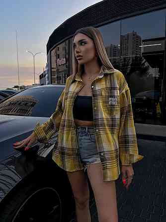 Жіноча сорочка в клітинку ( з накатом) Одеса